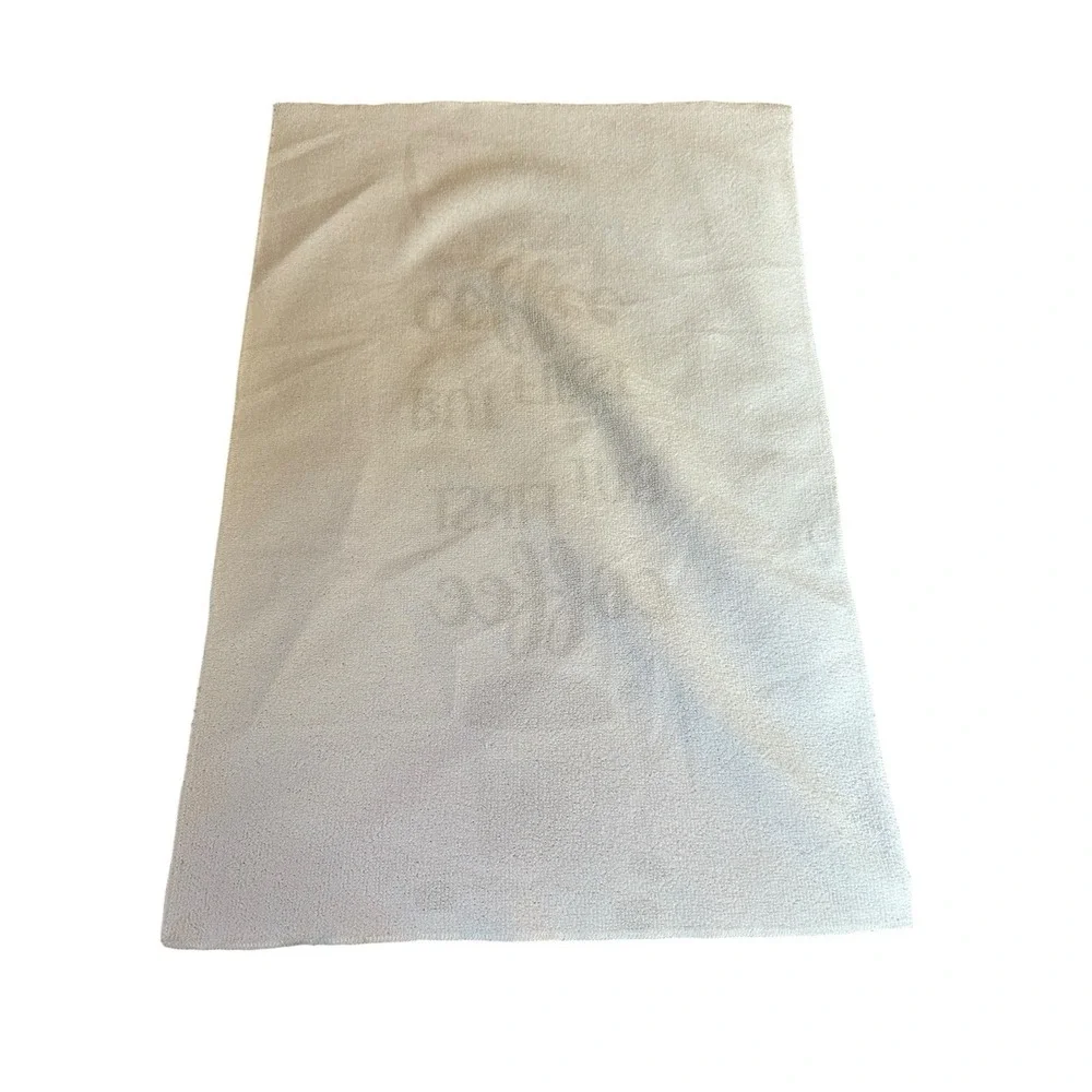 But First Coffee Microfiber Kitchen Hand‎ Towel White 15x23 Novelty Tea Towel